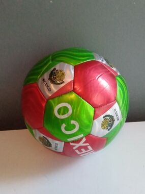 Mexico Flag Soccer Ball - Green & Red
